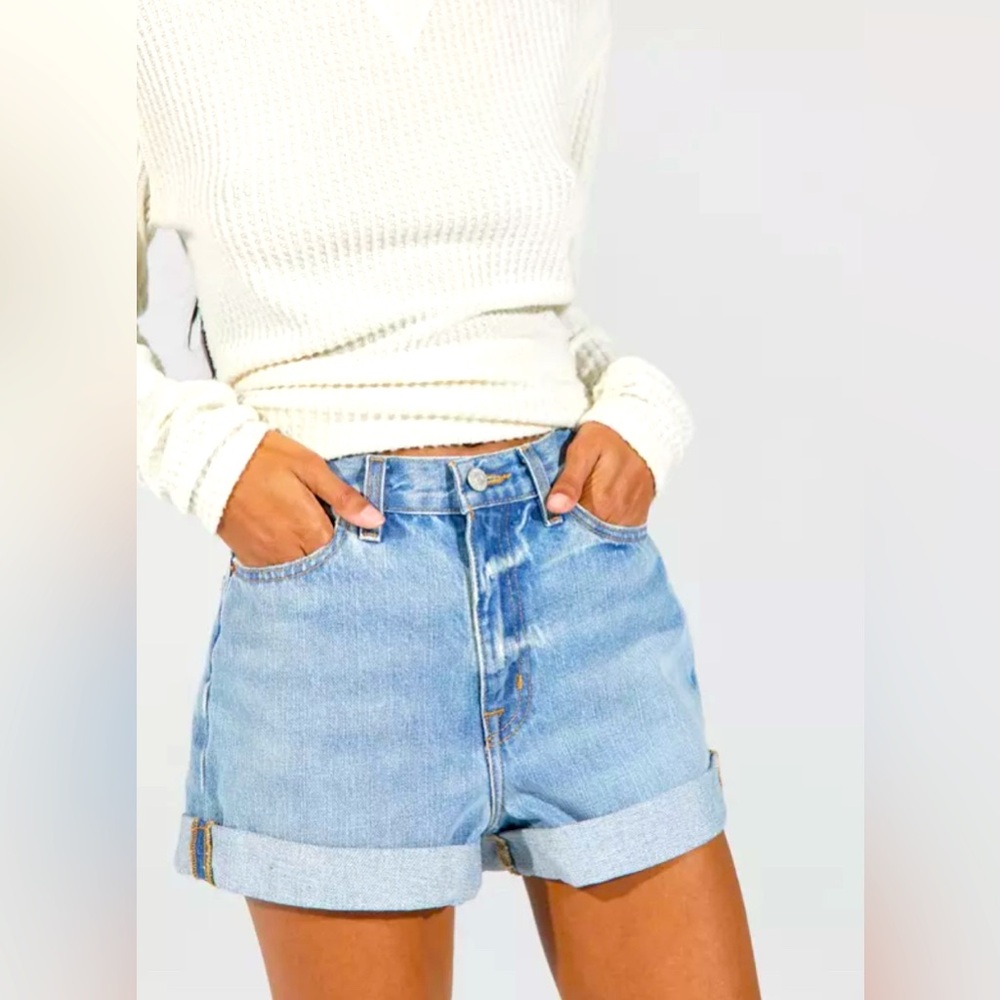 BDG Light Blue Jean Shorts